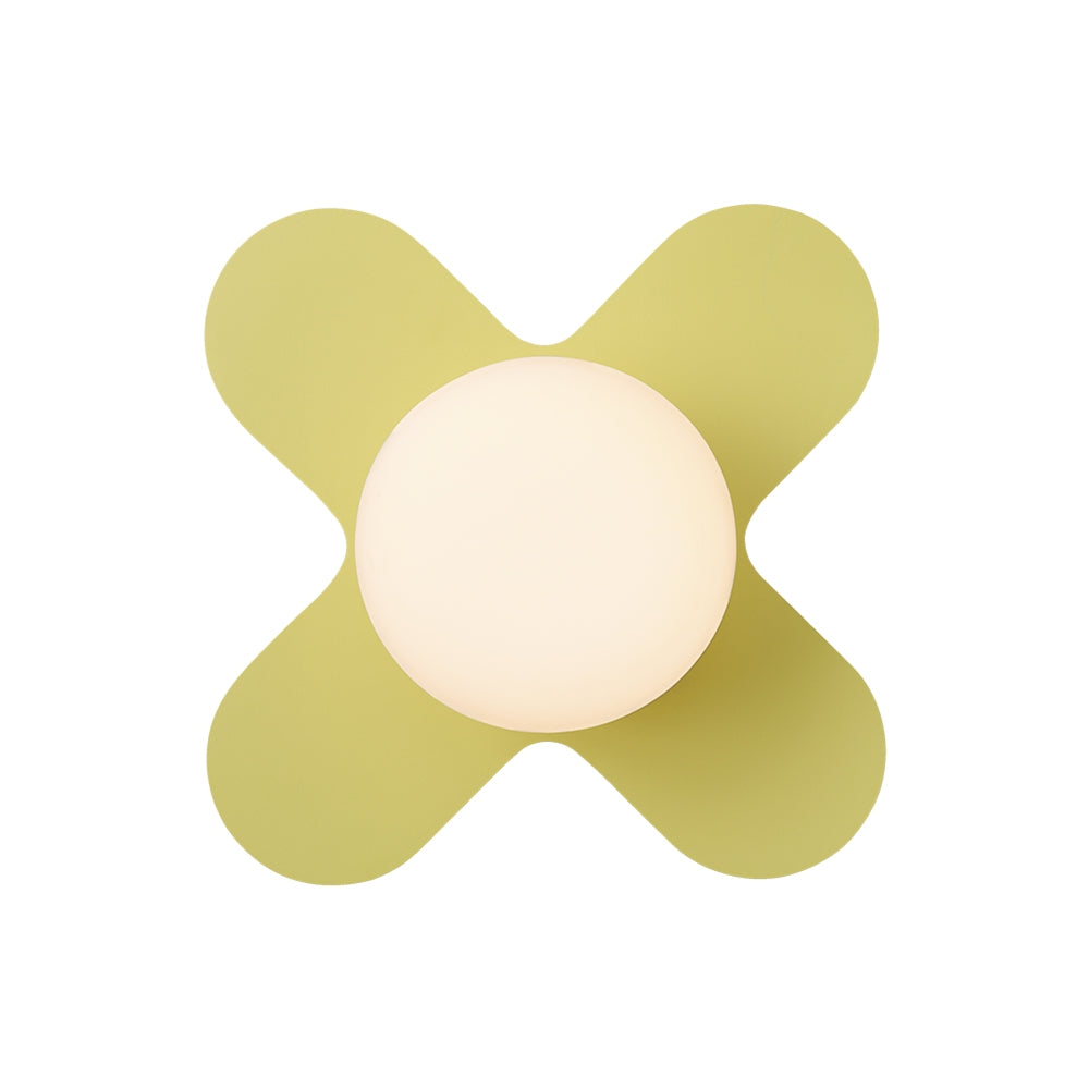 【受注後2ヶ月後出荷】4-Petals Flower ペンダントライト 子ども部屋 パープル/ピンク/ブルー/イエロー/グリーン