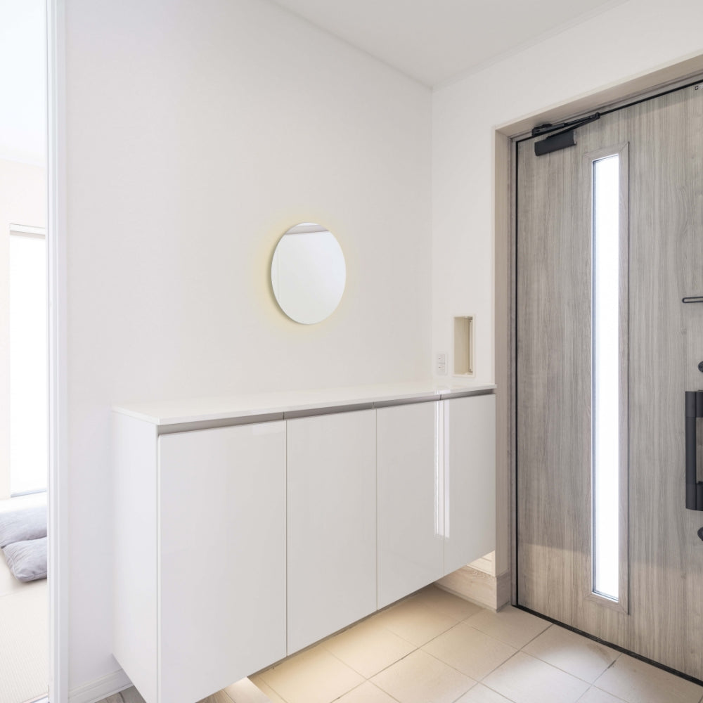 MOTOM オリンピア照明 MBK019R-L ミラーライト 電球色 間接光Φ500 LED一体型ミラーライト 曇り止めヒーター無し