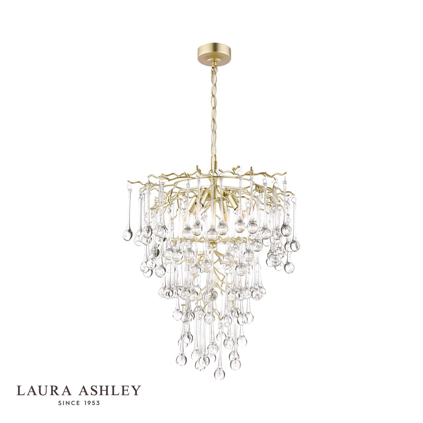 【予約受付中! 14営業日後出荷】LAURA ASHLEY ローラアシュレイ 4灯ペンダントライト  GPN014-4【ペンダントライト】