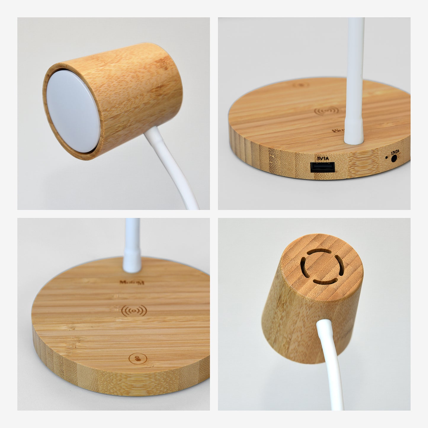 竹を使った 環境にやさしいテーブルランプ GST016W【梱包80サイズ】【読書灯】