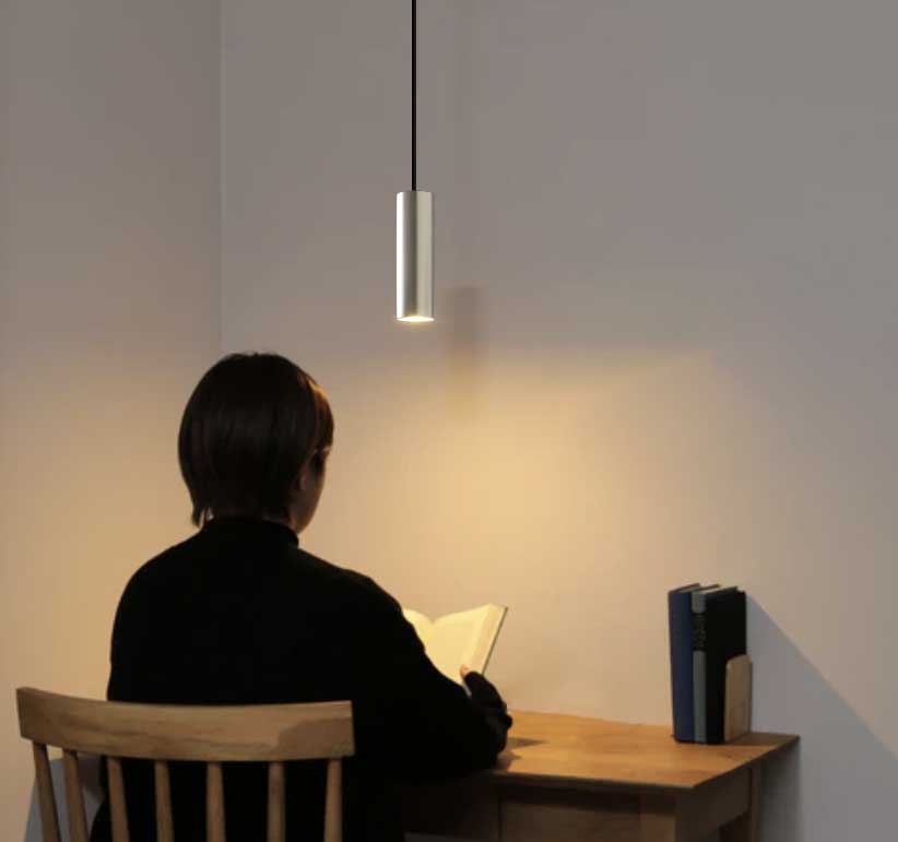 シンプル ミニマルデザイン 円筒ペンダントライト 直径5.5cm 電球色 MPN04 MPN05 引掛シーリング/ダクトプラグ【ペンダントライト】