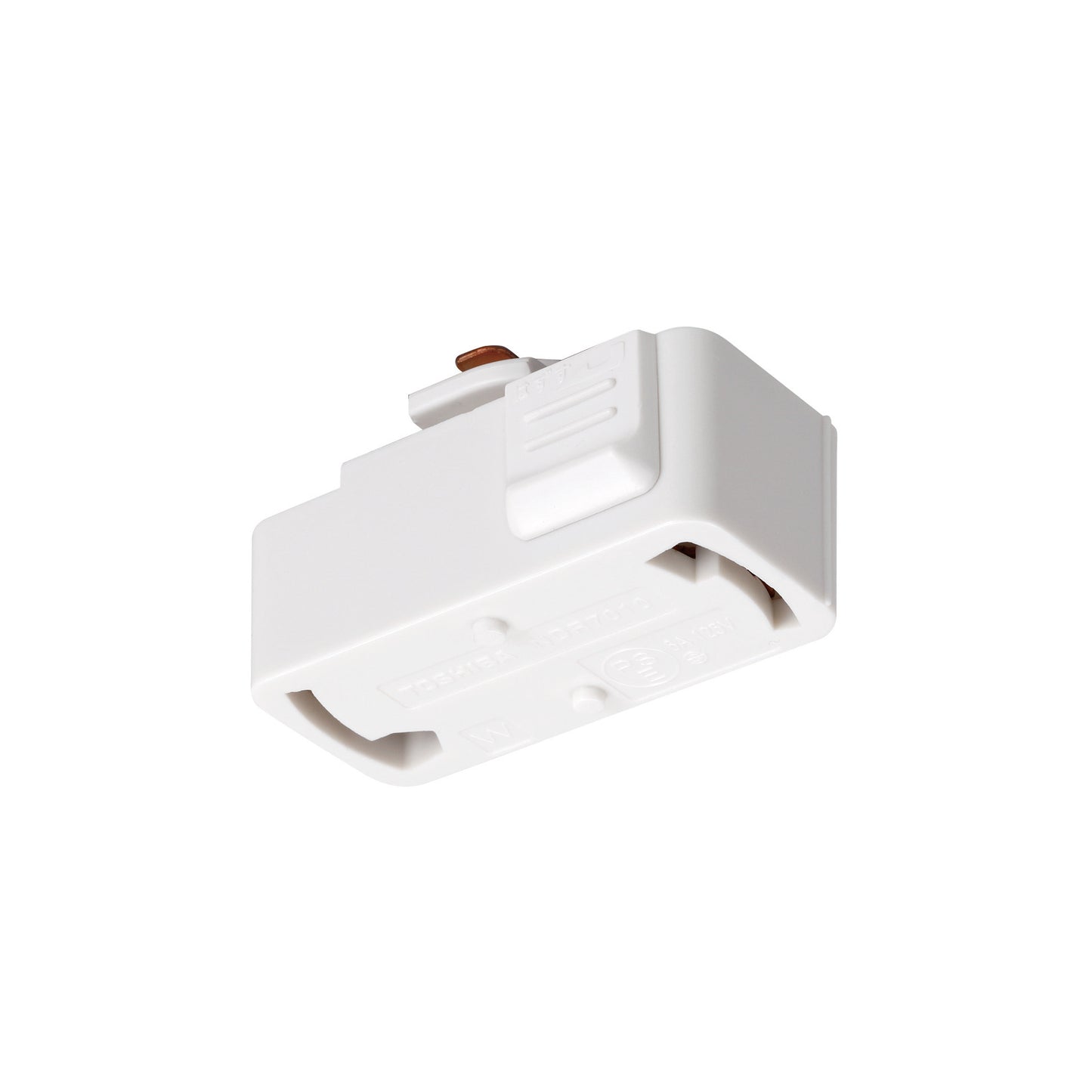 白と黒から選べるダクトレール用引掛けシーリングボディ/1個