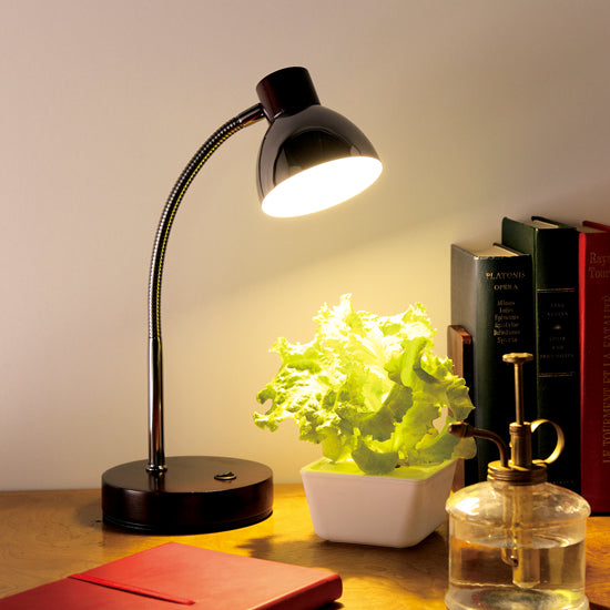 木と金属のツートン LEDテーブルランプ GS1704【梱包80サイズ】【読書灯】