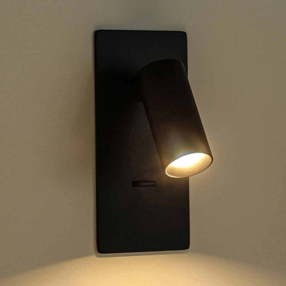 ショートボディタイプ 読書灯 角型 寝室 照明 ホテル リーディングライト MBK023 要施工【梱包60サイズ】