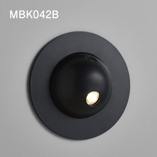 調光付き LEDリーディングライト 読書灯 丸型 タッチスイッチ MBK042 要施工