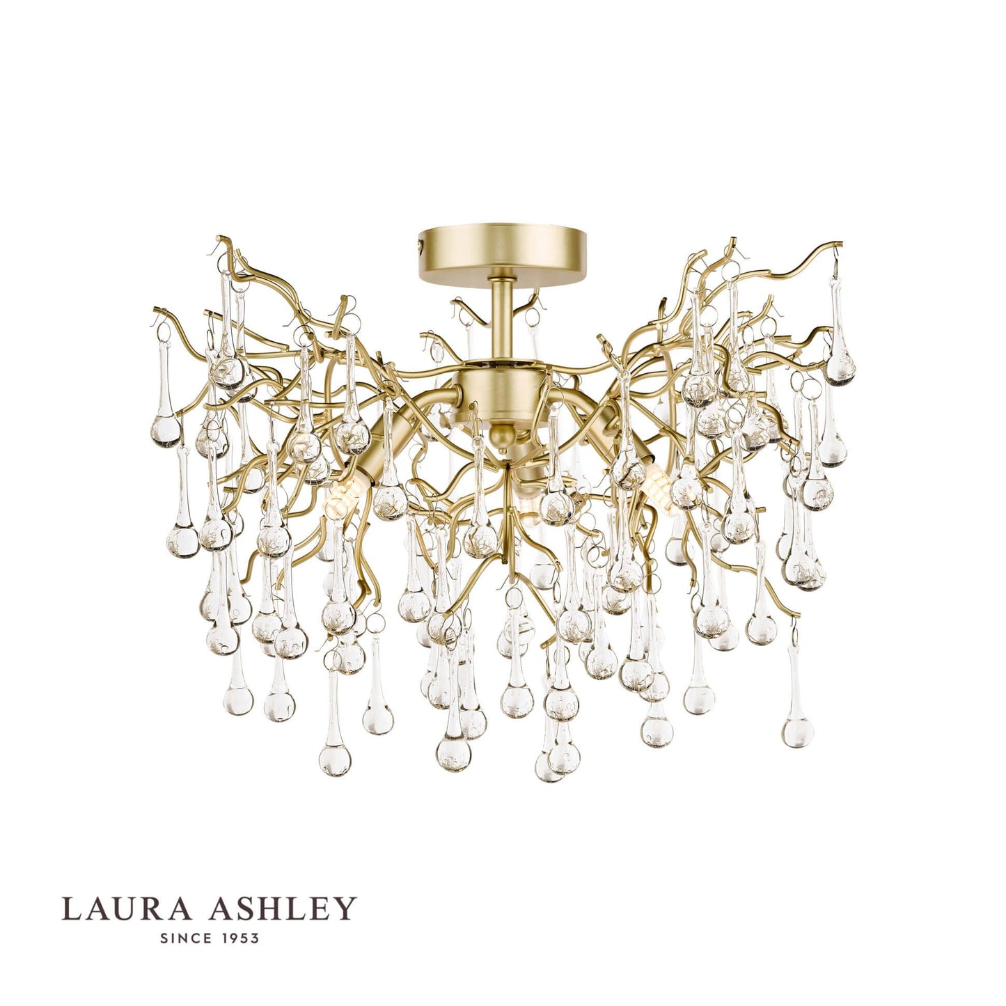 LAURA ASHLEY ローラアシュレイ 3灯シャンデリア  GCH006-3