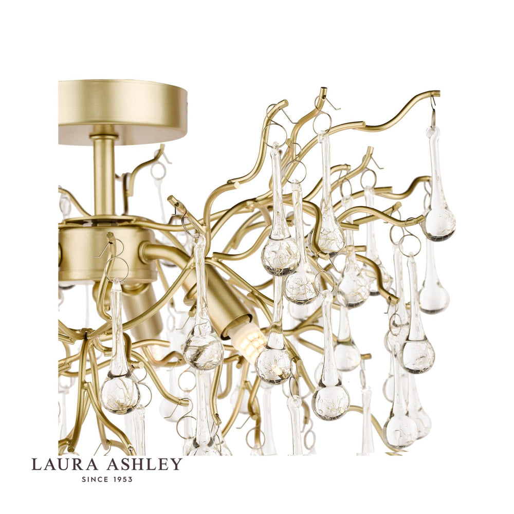 
                      
                        LAURA ASHLEY ローラアシュレイ 3灯シャンデリア  GCH006-3
                      
                    