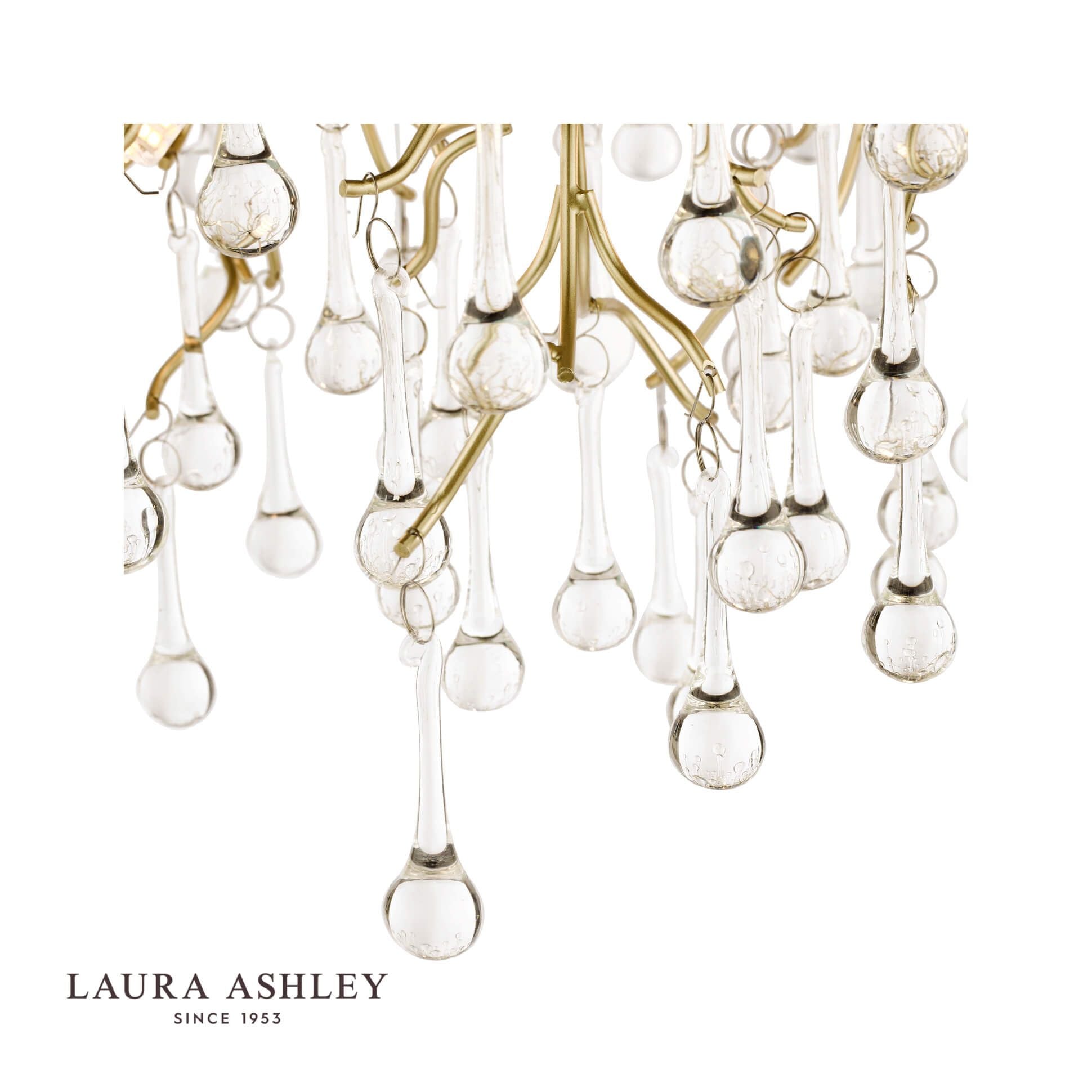 ローラアシュレイ　シャンデリア　3灯 LAURA ASHLEY ローラアシュレイ 3灯シャンデリア GCH006-3
