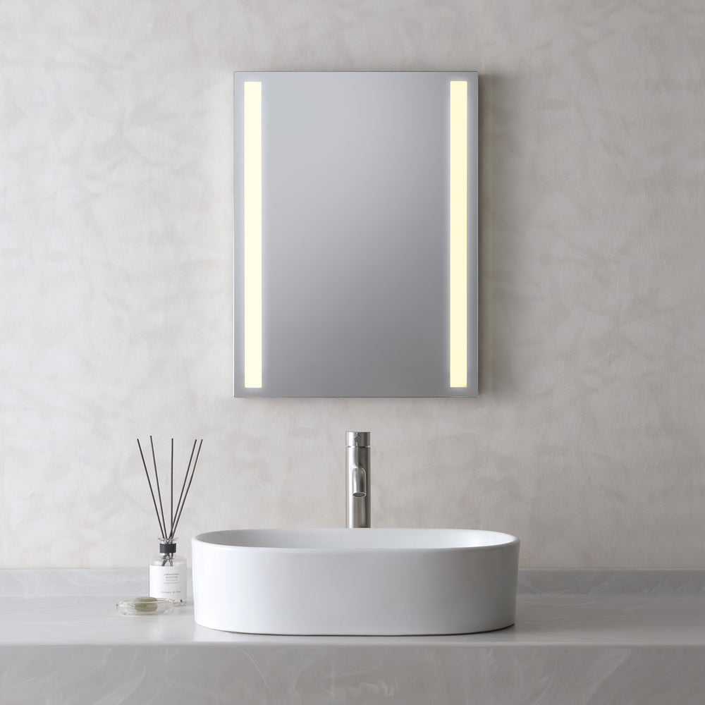 
                      
                        【7月末入荷予定】［曇り止めヒーター付き］ライト付き鏡  側面スイッチ 450×600ミリ MBK011RN2-L 電球色 MBK011RN2-W 白色
                      
                    