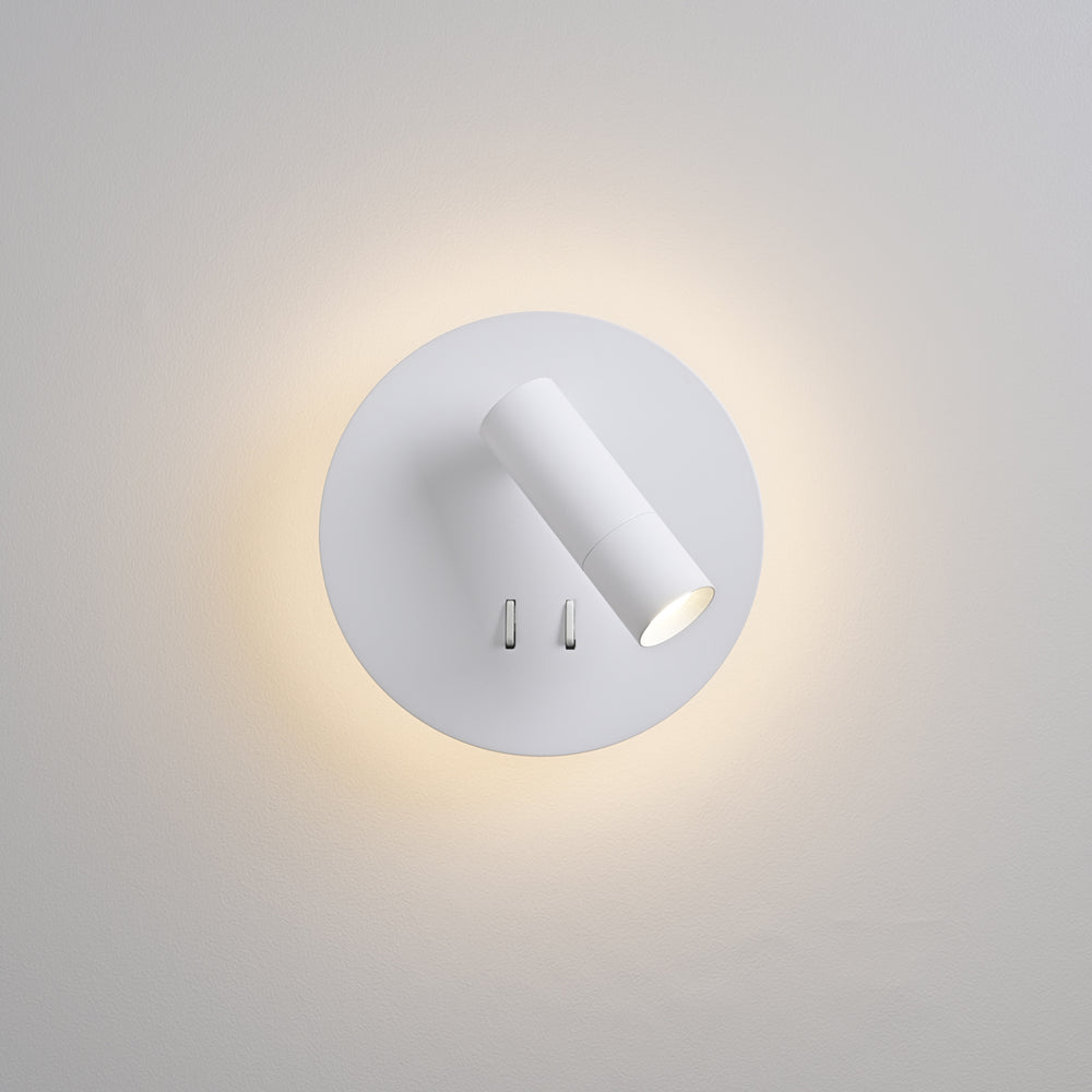 
                      
                        間接光＆スポットタイプ 読書灯 ベッド ヘッドボード 寝室照明 ホテル照明 リーディングライト丸型 MBK024 【梱包60サイズ】
                      
                    