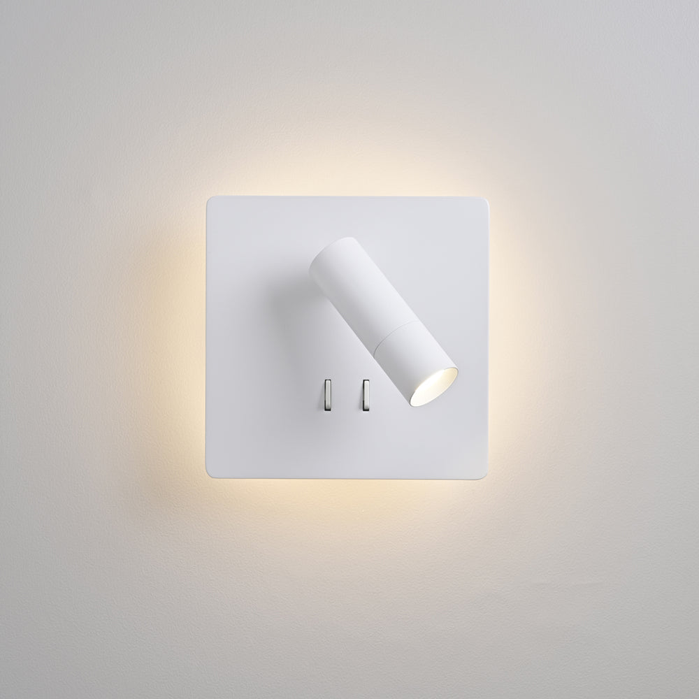 
                      
                        間接光＆スポットタイプ 読書灯 ベッド ヘッドボード 寝室照明 ホテル照明 リーディングライト 角型 MBK025 【梱包60サイズ】
                      
                    