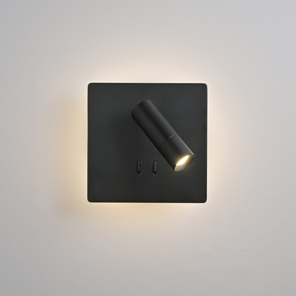 
                      
                        間接光＆スポットタイプ 読書灯 ベッド ヘッドボード 寝室照明 ホテル照明 リーディングライト 角型 MBK025 【梱包60サイズ】
                      
                    