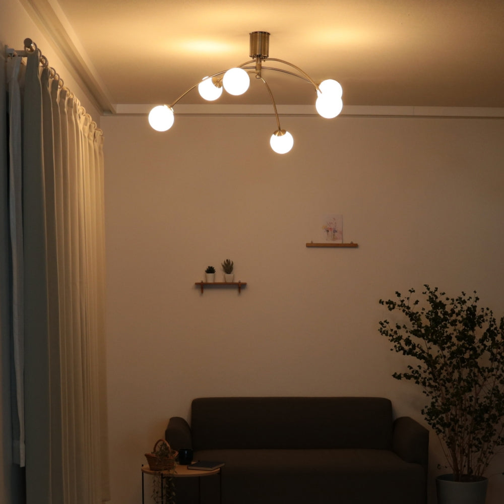 LEDシャンデリア6灯｜おしゃれなインテリア照明店モトム – MotoM