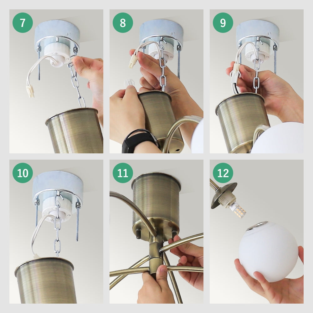 LEDシャンデリア6灯｜おしゃれなインテリア照明店モトム – MotoM