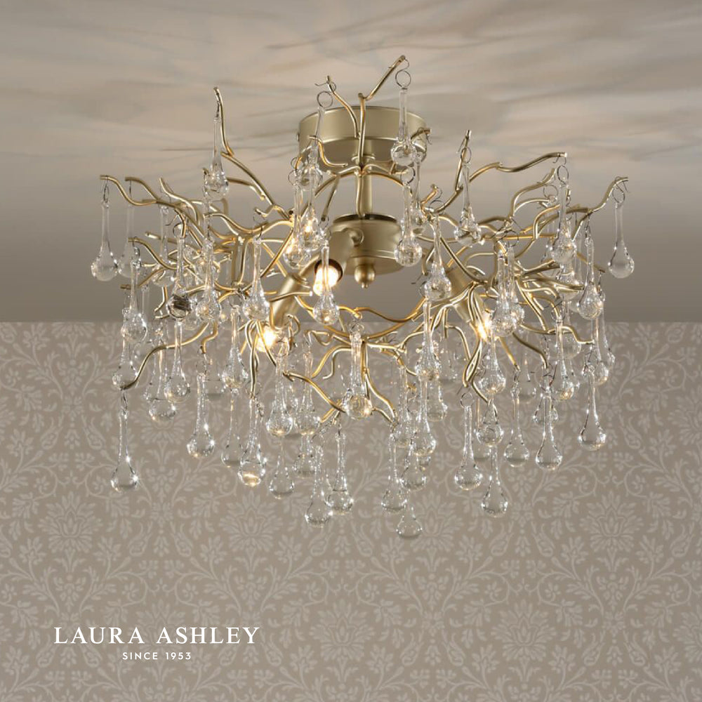 【予約受付中! 14営業日後出荷】LAURA ASHLEY ローラアシュレイ 3灯シャンデリア  GCH006-3