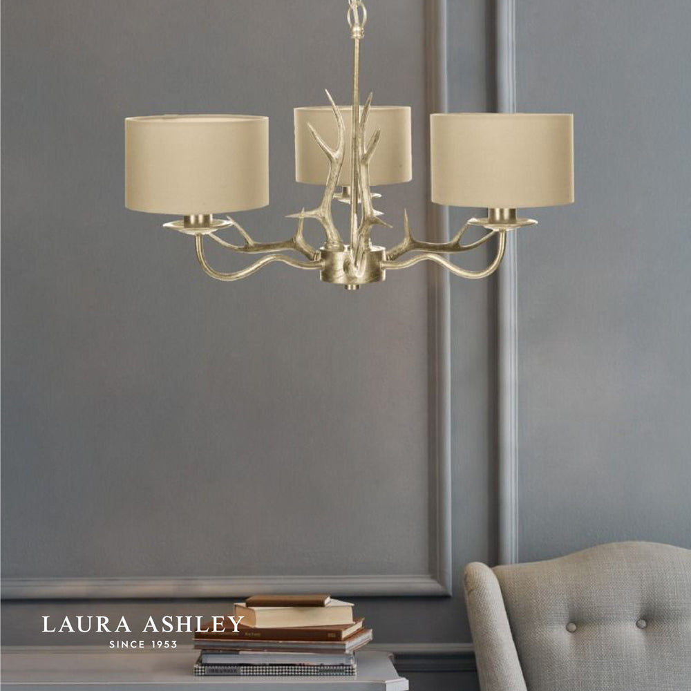【予約受付中! 14営業日後出荷】LAURA ASHLEY ローラアシュレイ 3灯シャンデリア  GCH007-3