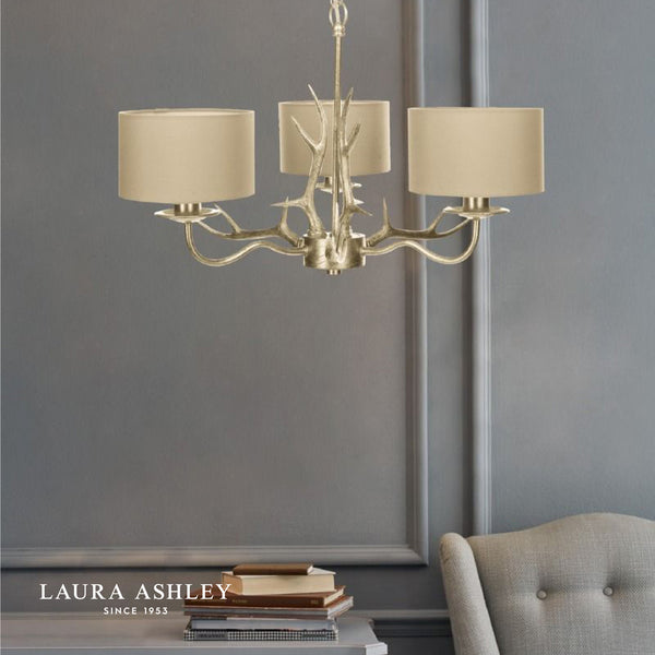 LAURA ASHLEY ローラアシュレイ】5灯シャンデリア GCH007-3