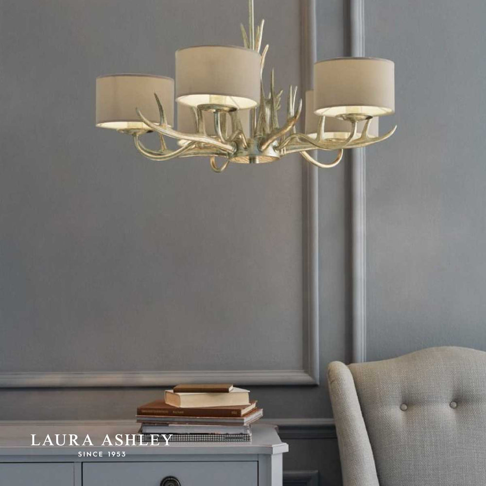 【予約受付中! 14営業日後出荷】 LAURA ASHLEY ローラアシュレイ 5灯シャンデリア  GCH007-5