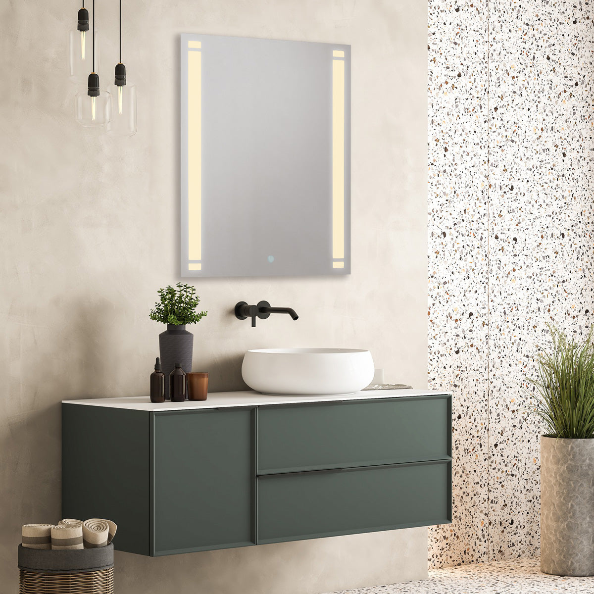 前面光600×900 LED一体型ミラーライト｜ミラーライト