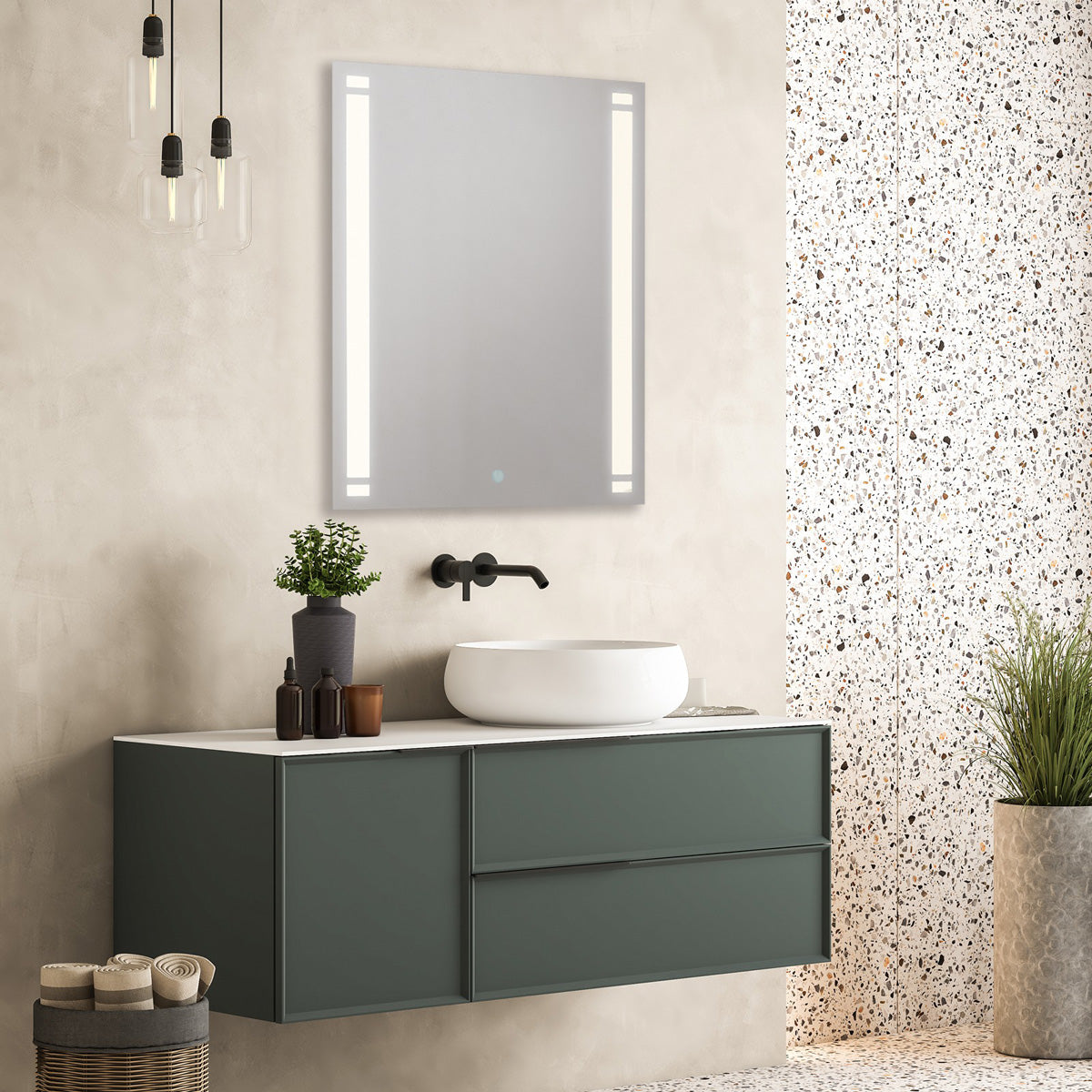 前面光600×900 LED一体型ミラーライト｜ミラーライト