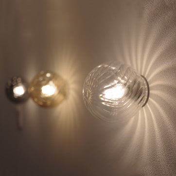 【スフィアカスタマイズ】Φ100 ツイストガラスグローブ OP031