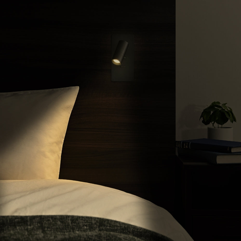 ショートボディタイプ 読書灯 角型 寝室 照明 ホテル リーディングライト MBK023 黒色塗装 ニッケルメッキつや消し ロンズメッキ   要施工【梱包60サイズ】 画像をギャラリービューアに読み込みます。
